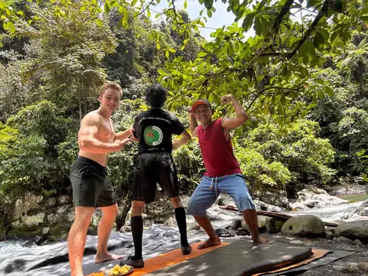 Three hour jungle trekking