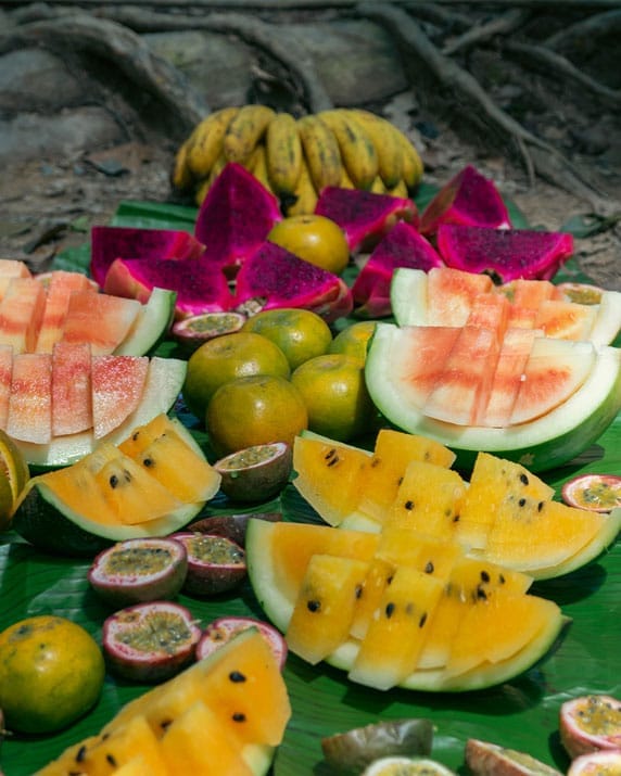 three hours jungle trekking